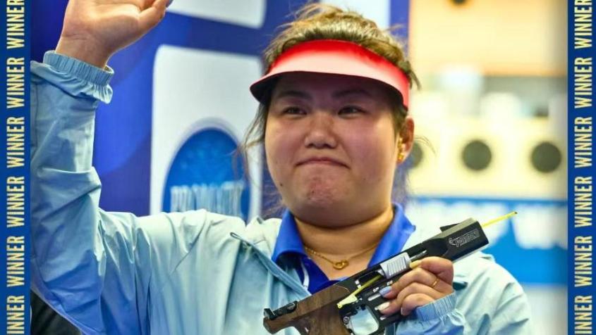 孫瑜潔勇奪射擊世界杯三連冠